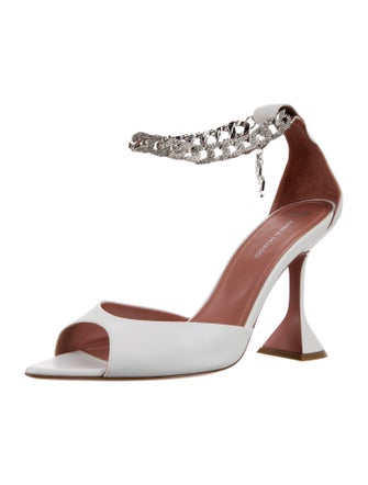 AWGE x Amina Muaddi Flacko Leather D'Orsay Pumps