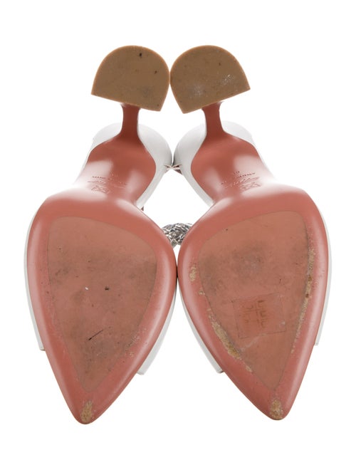 AWGE x Amina Muaddi Flacko Leather D'Orsay Pumps