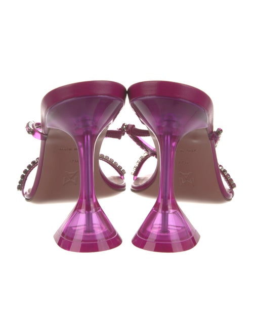 Amina Muaddi Gilda Leather Slides