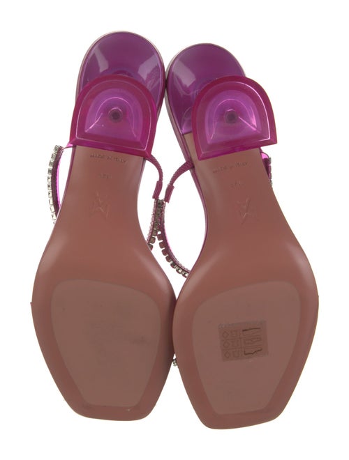 Amina Muaddi Gilda Leather Slides