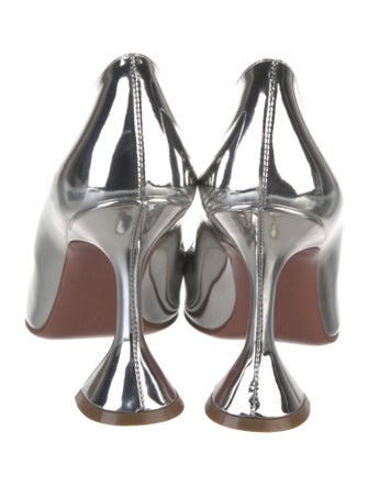 Amina Muaddi Ami Patent Leather Pumps