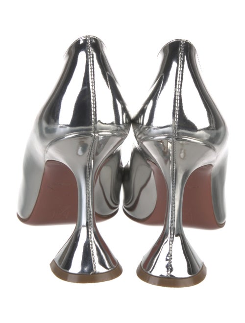 Amina Muaddi Ami Patent Leather Pumps