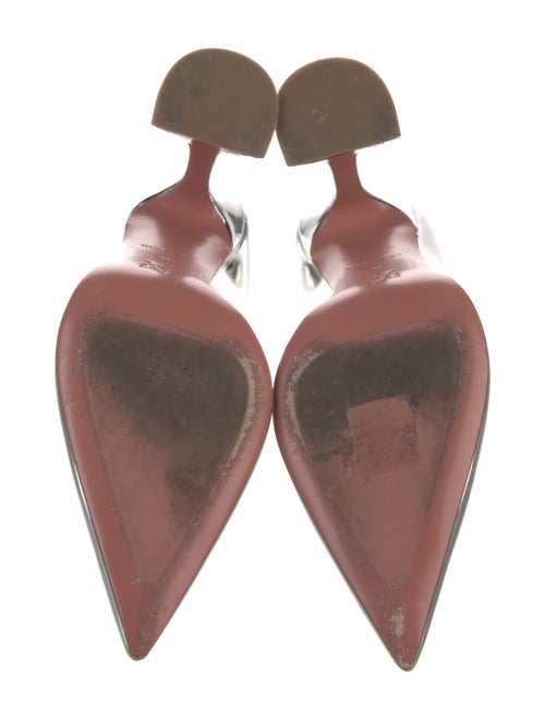 Amina Muaddi Ami Patent Leather Pumps