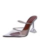 Amina Muaddi Gilda PVC Mules