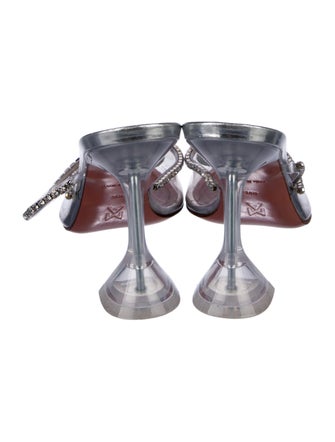 Amina Muaddi Gilda PVC Mules