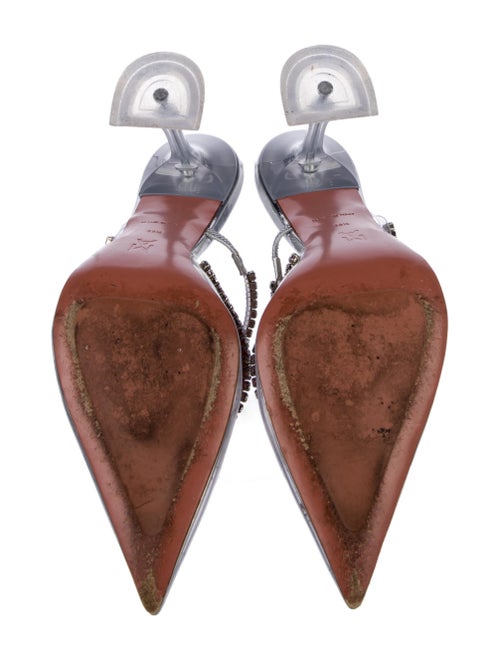 Amina Muaddi Gilda PVC Mules