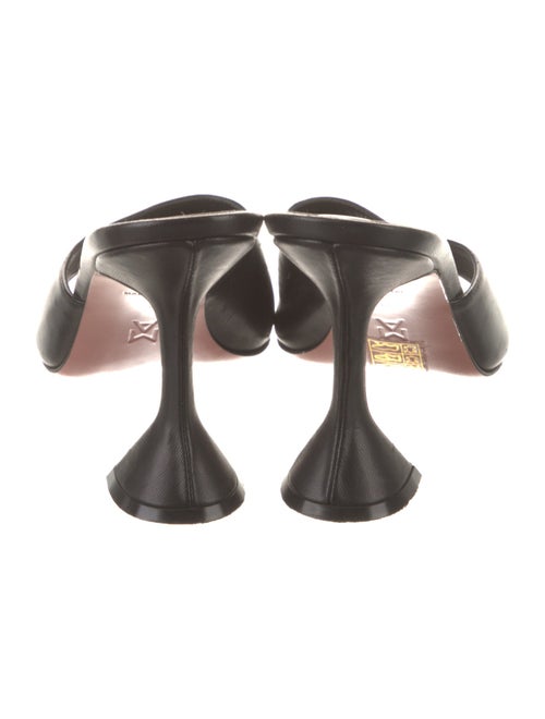 Amina Muaddi Lupita Leather Slides