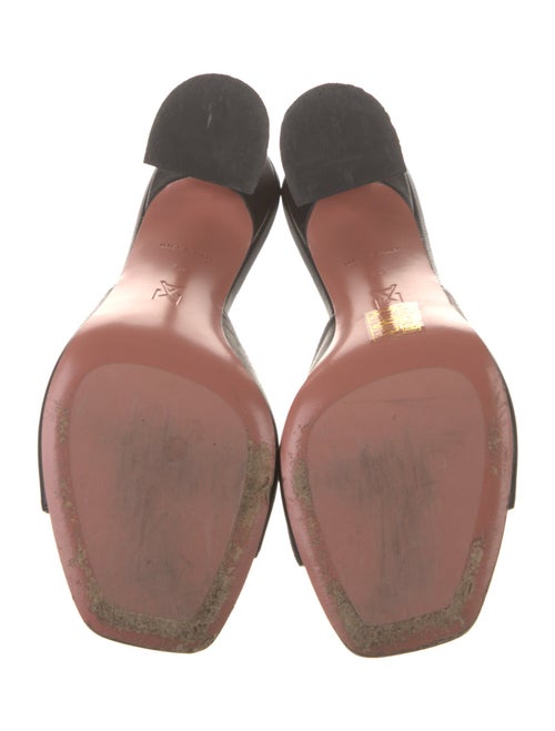 Amina Muaddi Lupita Leather Slides