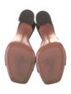 Amina Muaddi Lupita Leather Slides