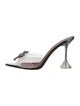 Amina Muaddi Rosie Glass PVC Mules