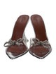 Amina Muaddi Rosie Glass PVC Mules