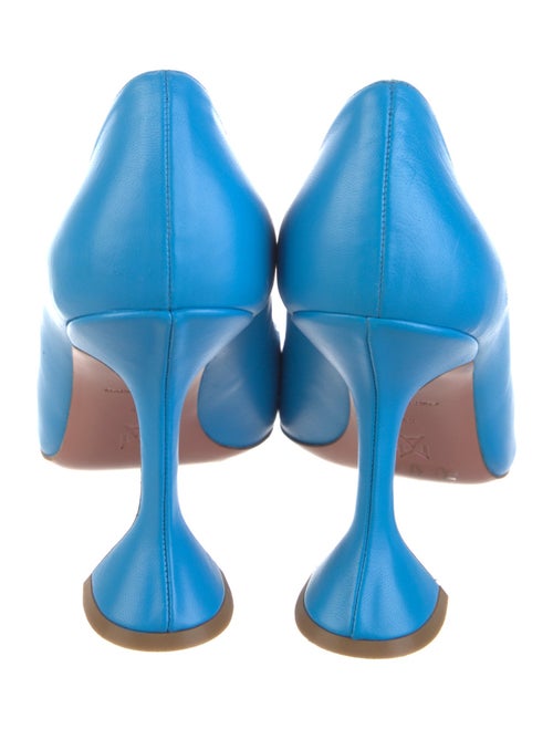 Amina Muaddi Ami 95 Leather Pumps