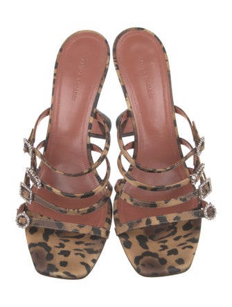 Amina Muaddi 'Robyn' Satin Slides