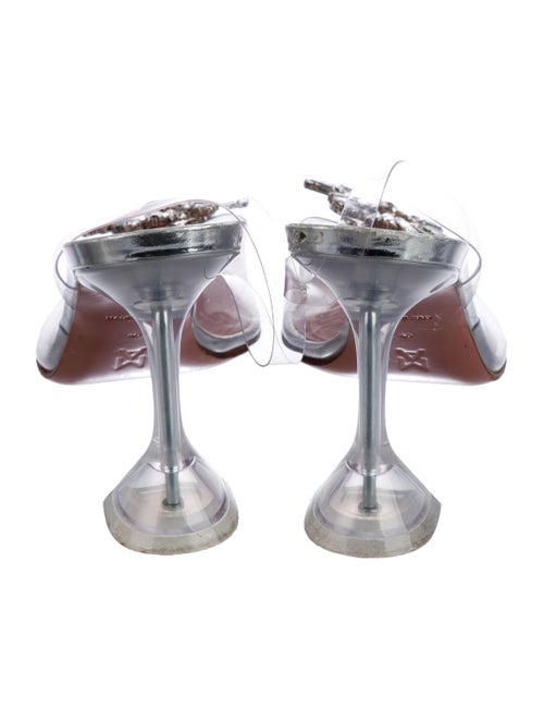 Amina Muaddi Begum PVC Slingback Pumps