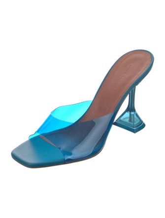 Amina Muaddi Lupita PVC Slides