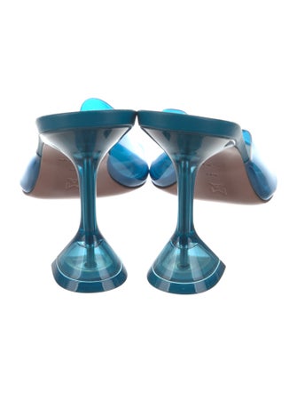 Amina Muaddi Lupita PVC Slides