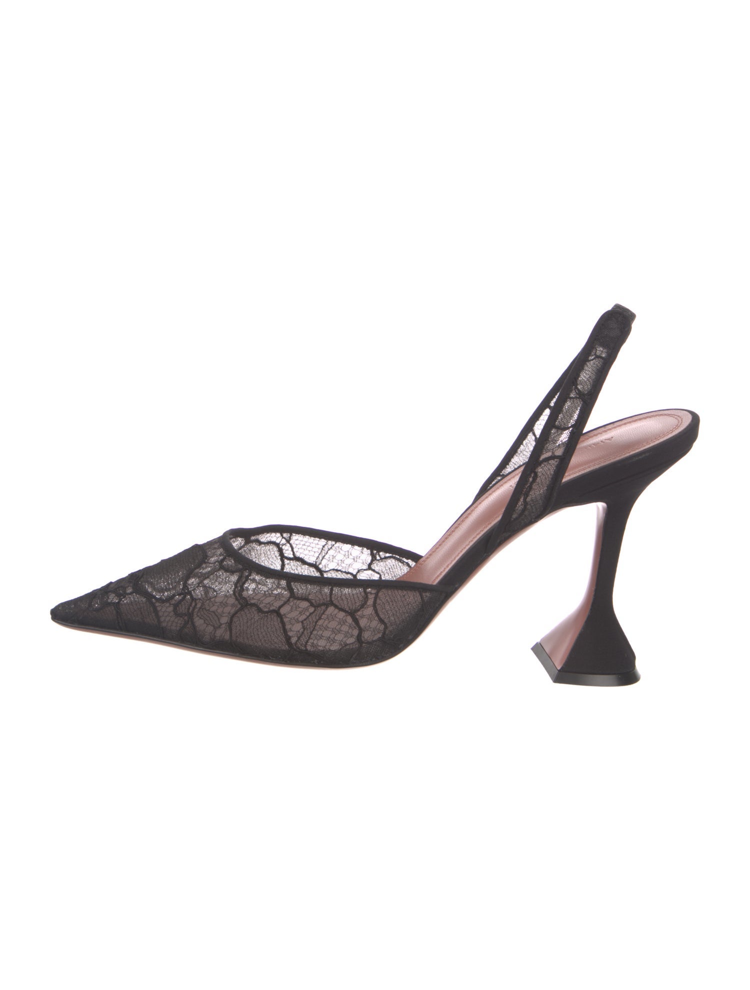 Amina Muaddi Holli Slingback Pumps