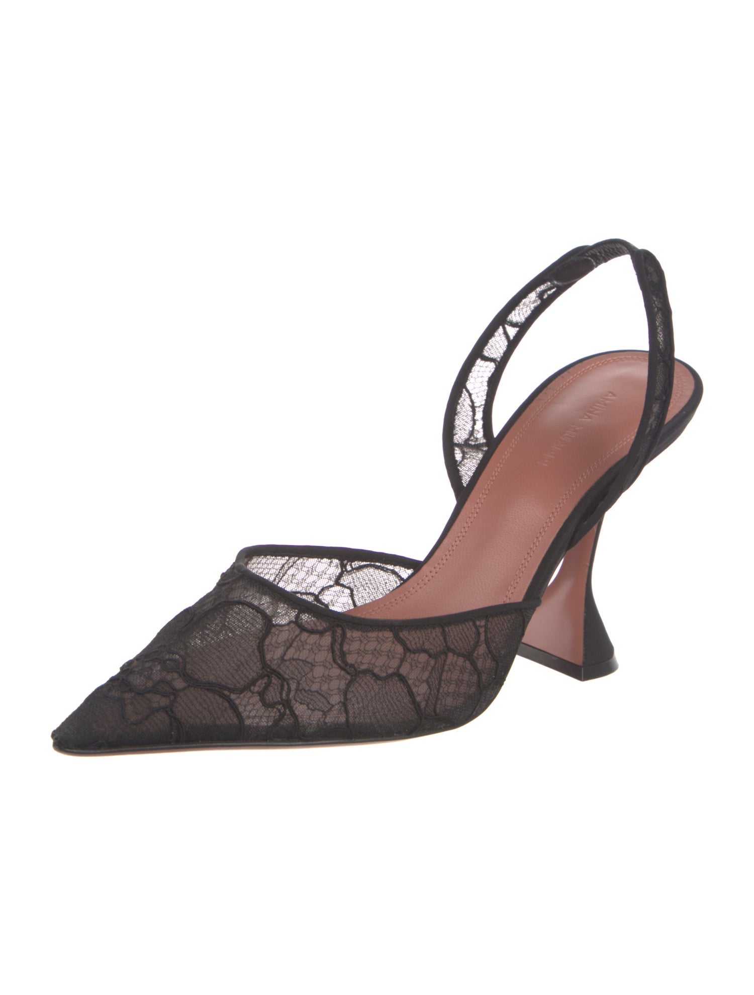 Amina Muaddi Holli Slingback Pumps