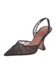 Amina Muaddi Holli Slingback Pumps