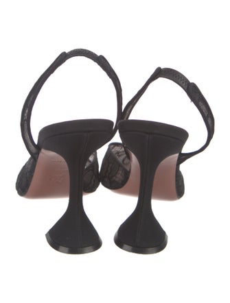 Amina Muaddi Holli Slingback Pumps