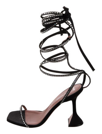 AWGE x Amina Muaddi LSD Suede Gladiator Sandals