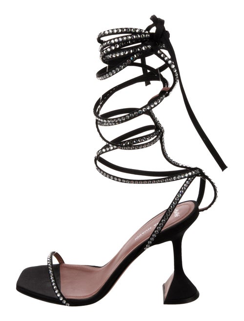 AWGE x Amina Muaddi LSD Suede Gladiator Sandals