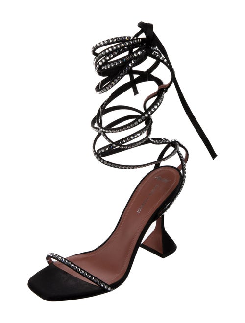 AWGE x Amina Muaddi LSD Suede Gladiator Sandals