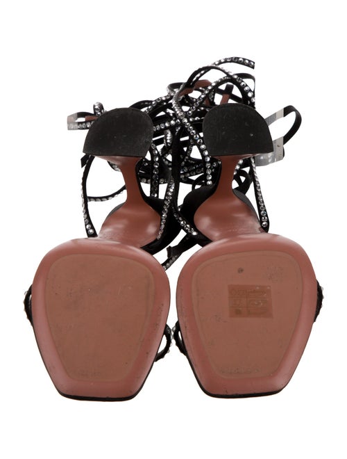 AWGE x Amina Muaddi LSD Suede Gladiator Sandals