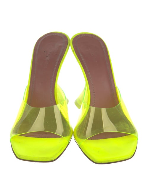 Amina Muaddi PVC Printed Slides