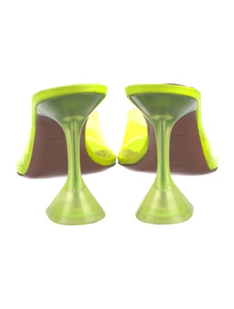 Amina Muaddi PVC Printed Slides