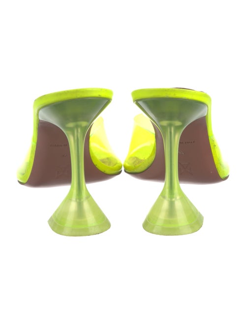 Amina Muaddi PVC Printed Slides