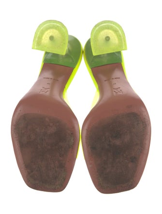 Amina Muaddi PVC Printed Slides