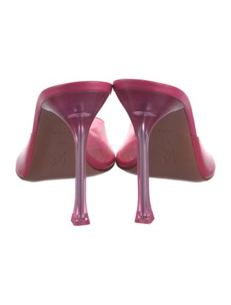 Amina Muaddi PVC Slides