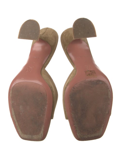 Amina Muaddi Lupita Suede Slides
