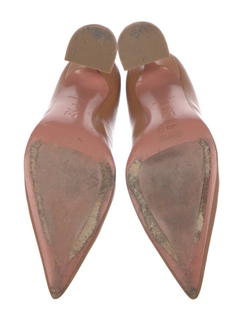 Amina Muaddi Ami Leather Pumps
