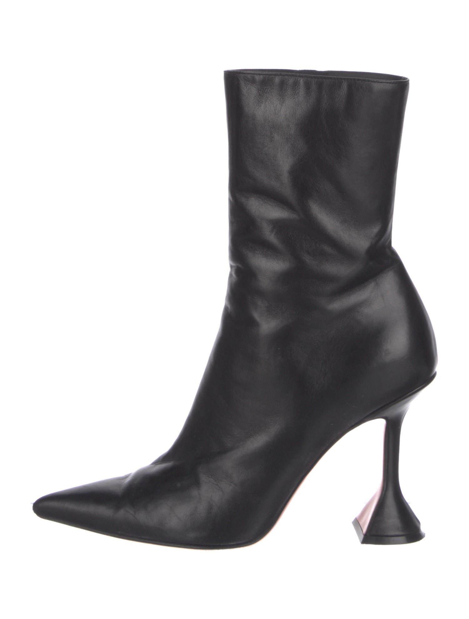 Amina Muaddi Georgia Leather Boots