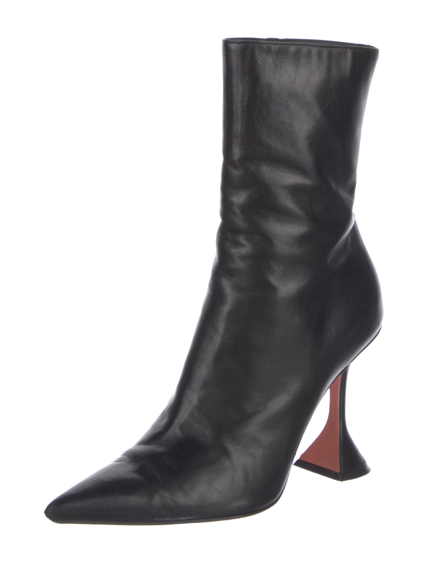 Amina Muaddi Georgia Leather Boots