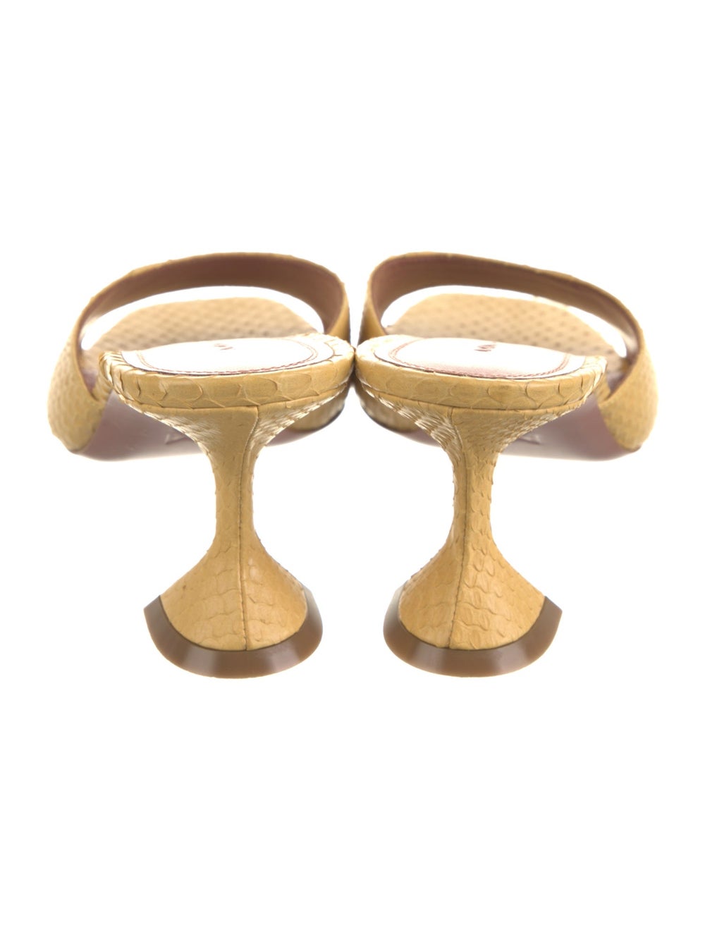 Amina Muaddi Python Slides Yellow - image 4