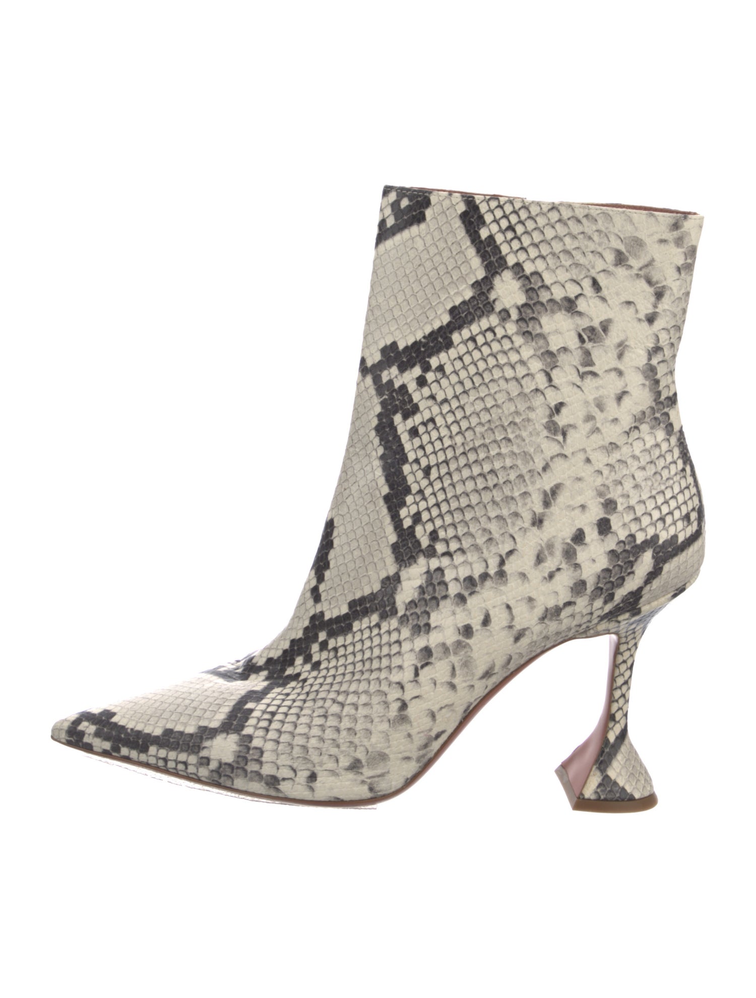 Amina Muaddi Giorgia Leather Boots