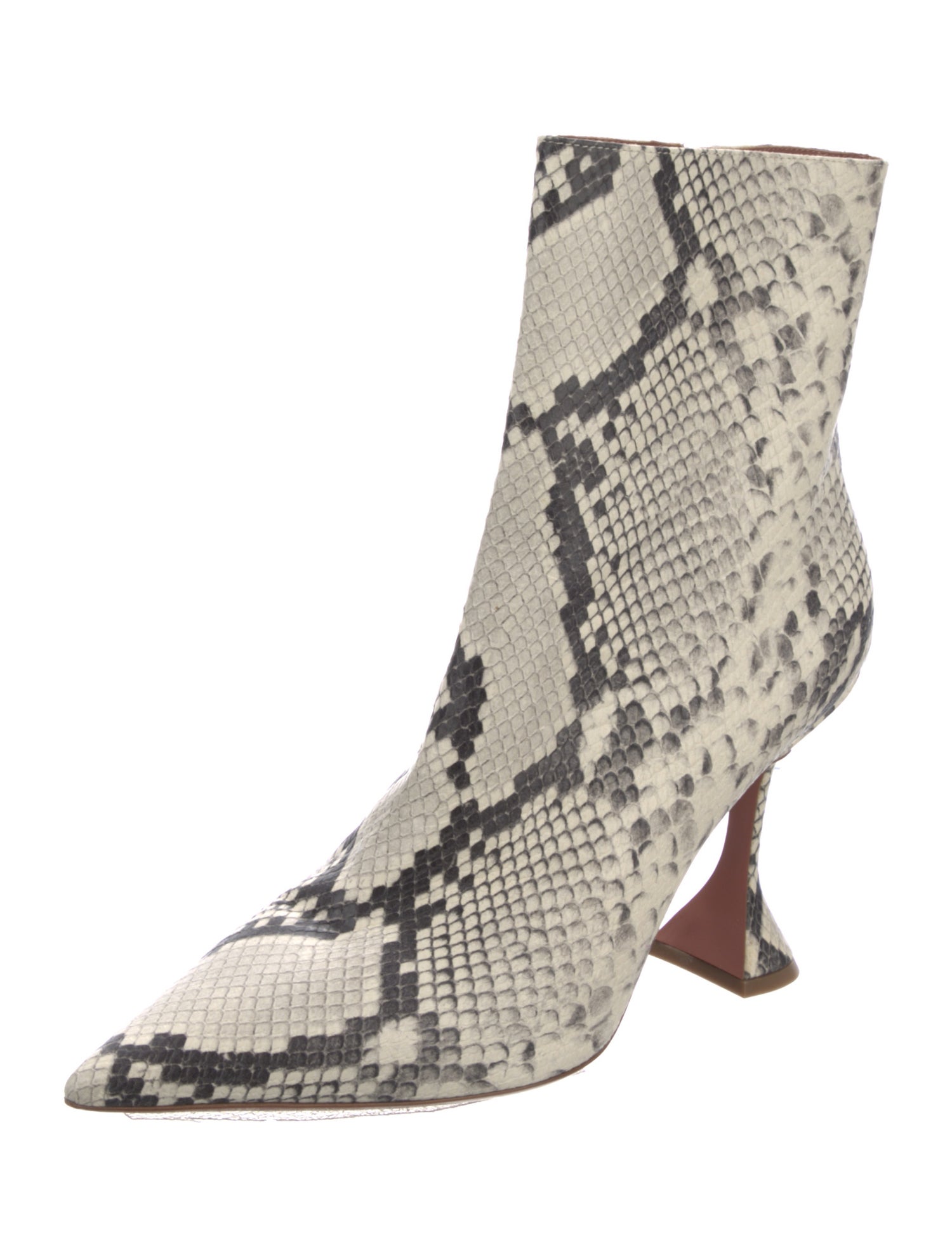 Amina Muaddi Giorgia Leather Boots