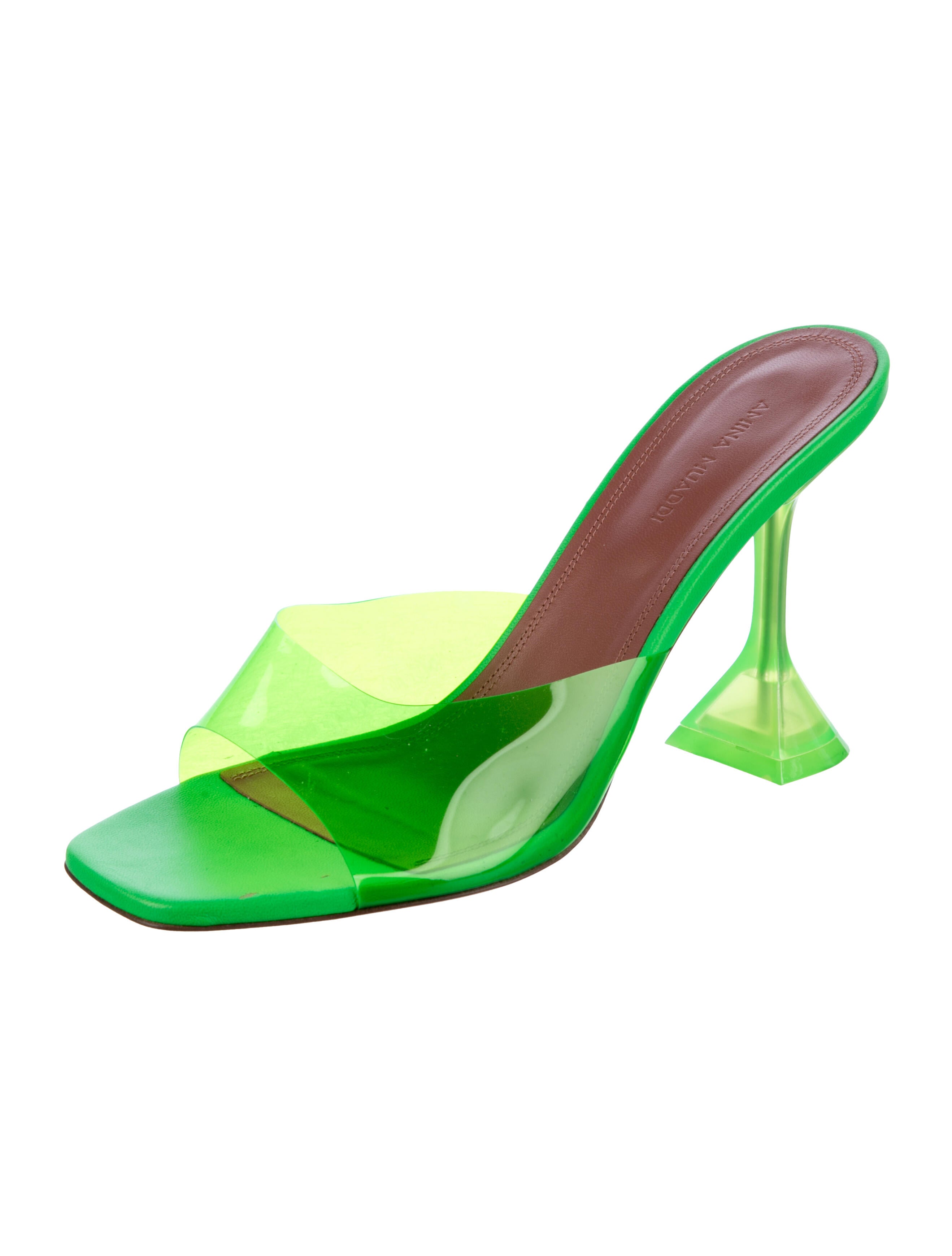 Amina Muaddi Lupita PVC Slides