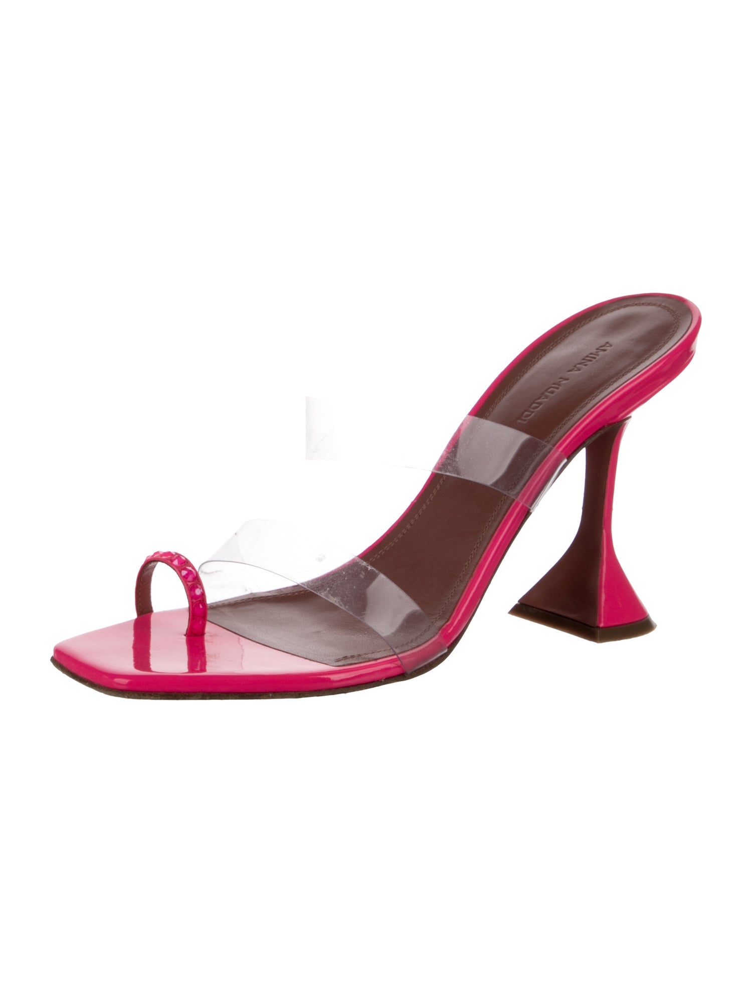 Amina Muaddi Sami PVC Slides