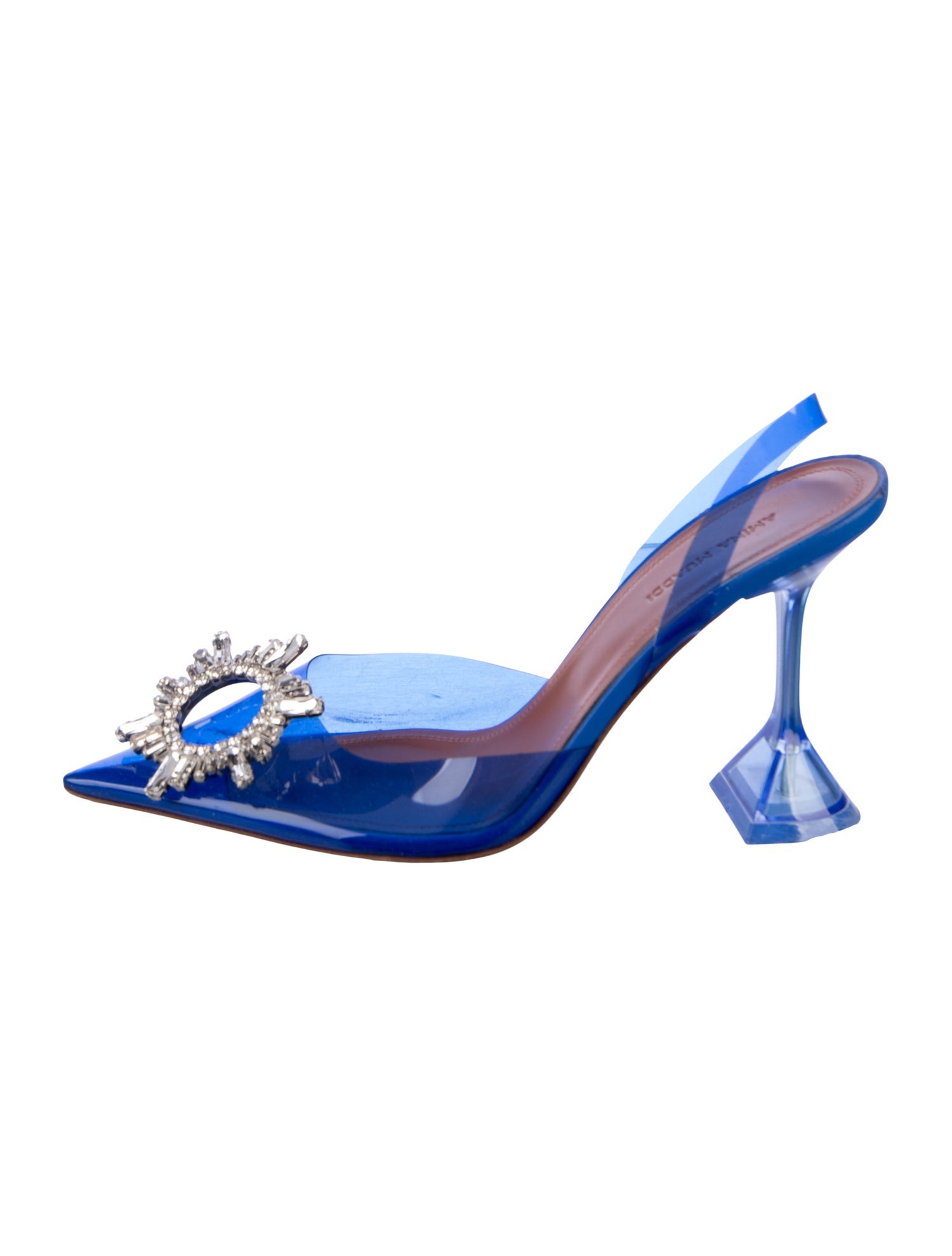 Amina Muaddi Begum Slingback PVC Slingback Pumps