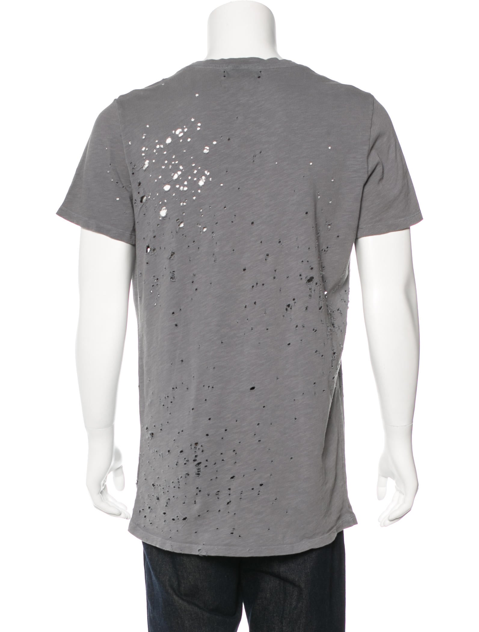 Amiri Shotgun Distressed TShirt Clothing AMIRI20020 The RealReal