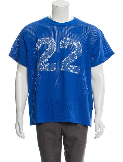 Amiri Twenty-Two Mesh Tee w/ Tags blue