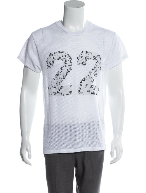 Amiri Twenty-Two Mesh T-Shirt white