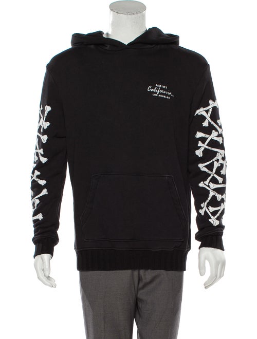 Amiri Pullover Graphic Hoodie black