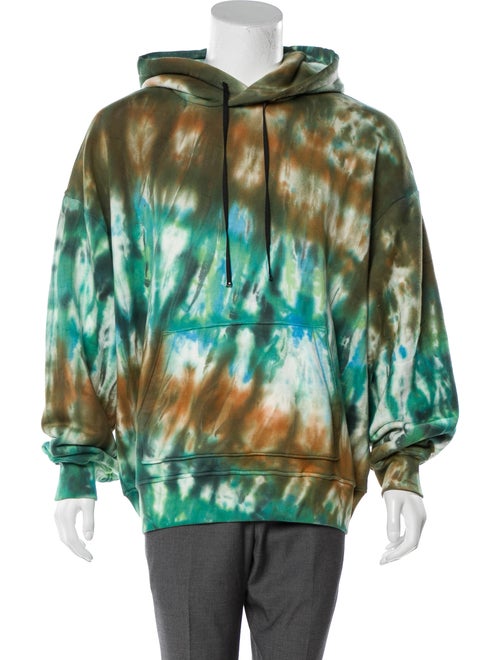 Amiri Tie-Dye Oversize Hoodie Tie-Dye Print Hoodie