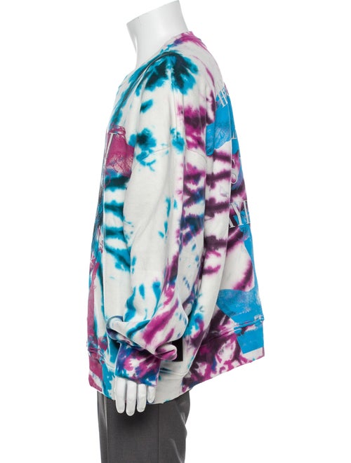 Amiri Tie Dye Skull Crewneck Sweater