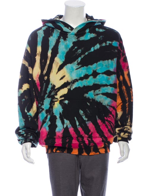 Amiri 2019 Tie-Dye Pullover Hoodie black